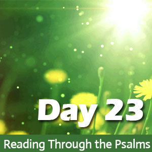 Reading through the Psalms Day 23: Psalm 23, 73, 123