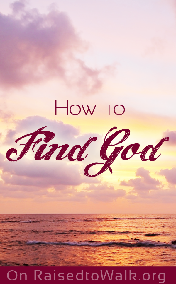 How to find God. Read more on the steps on finding #peace in God. @raisedtowalk #salvation #GodisGood #Christian #spiritual #spirituality