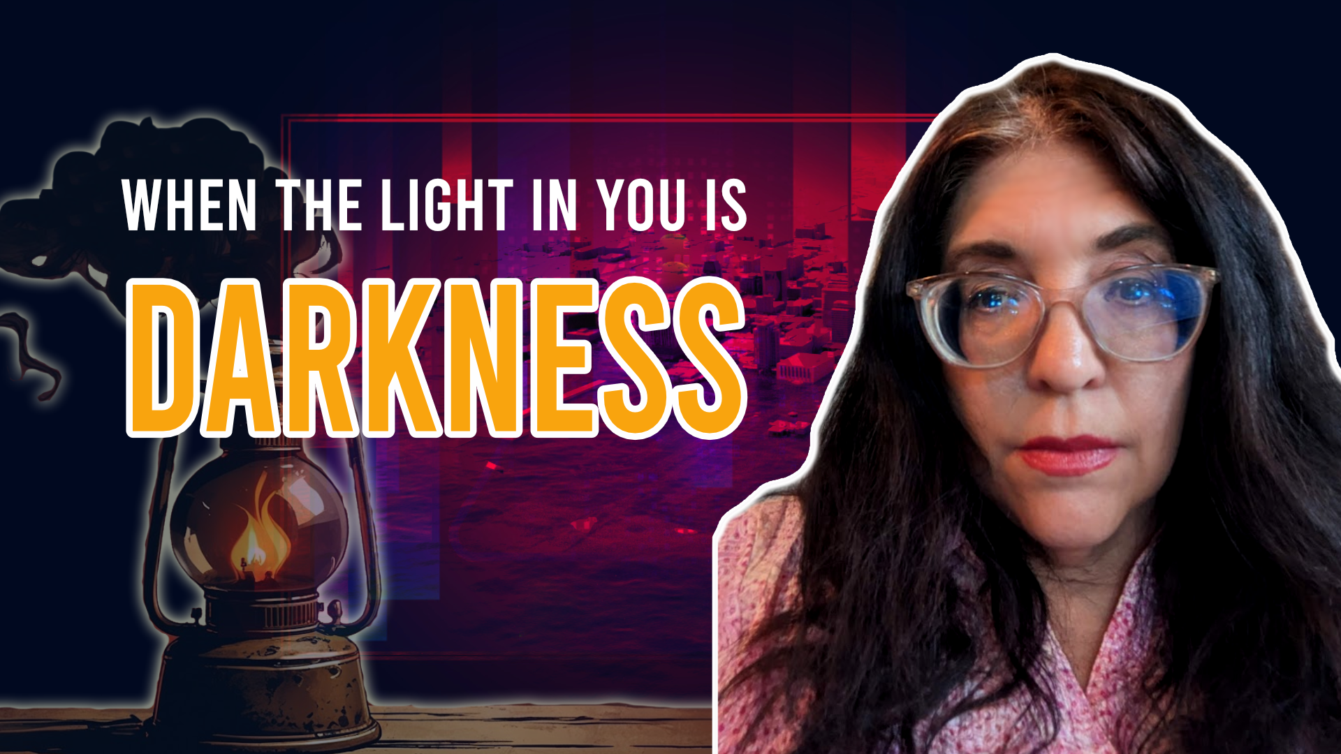 if the light you think you have is darkness, how deep that darkness is. Hacked the Saga