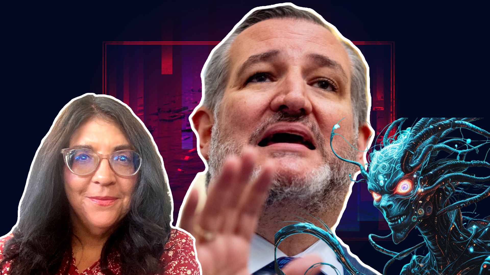 Sabotage, Ted Cruz, and the Shoggoths of AI - Hacked: the Saga with Carla Sallee Alvarez of Raised to Walk
